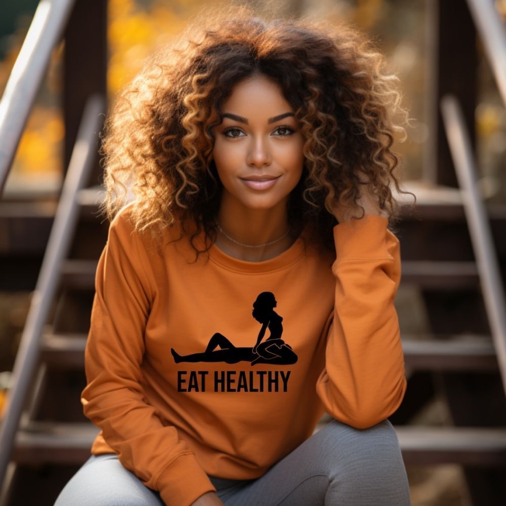NNWT Eat Healthy Graphic Tee